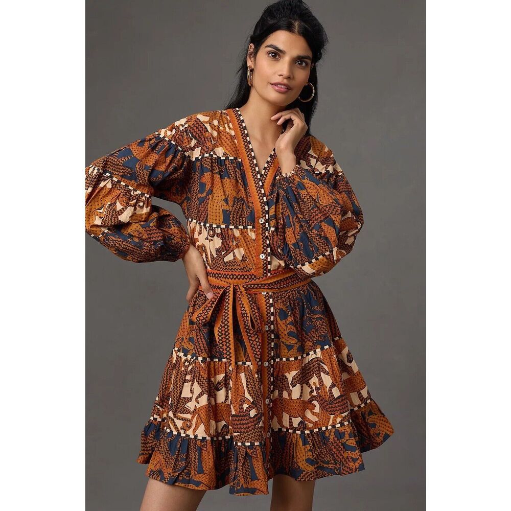 FARM Rio Multicolor Patterned Mini Dress - Picture 2 of 7